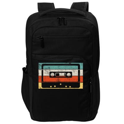 80s 90s Music Cassette Tape Retro Impact Tech Backpack