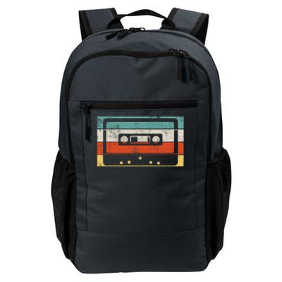 80s 90s Music Cassette Tape Retro Daily Commute Backpack