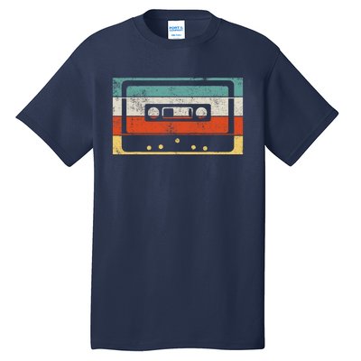 80s 90s Music Cassette Tape Retro Tall T-Shirt