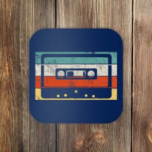 80s 90s Music Cassette Tape Retro Coaster