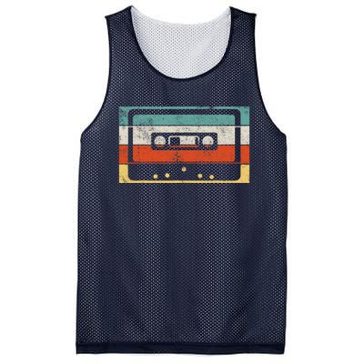 80s 90s Music Cassette Tape Retro Mesh Reversible Basketball Jersey Tank