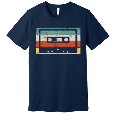 80s 90s Music Cassette Tape Retro Premium T-Shirt