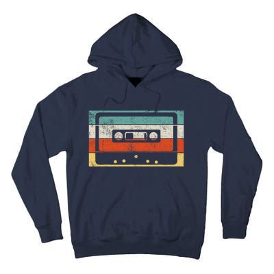 80s 90s Music Cassette Tape Retro Tall Hoodie