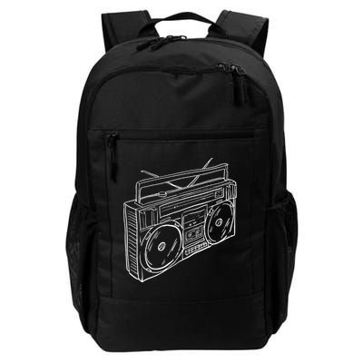 80s & 90s Old School Music Hip Hop Beatbox Boombox Backpack