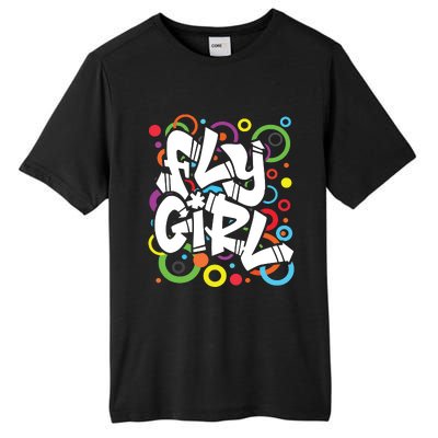 80s 90s Old School BGirl Hip Hop Tall Fusion ChromaSoft Performance T-Shirt