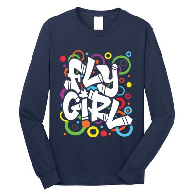 80s 90s Old School BGirl Hip Hop Long Sleeve Shirt