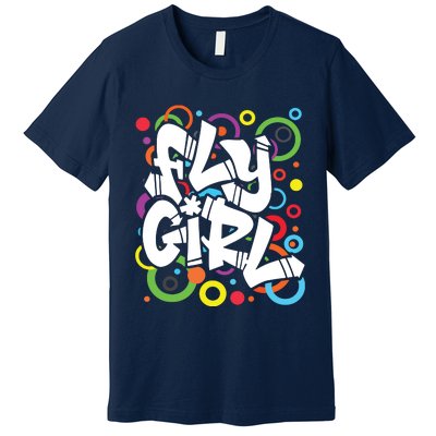 80s 90s Old School BGirl Hip Hop Premium T-Shirt