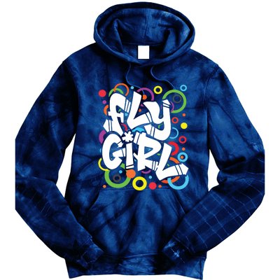 80s 90s Old School BGirl Hip Hop Tie Dye Hoodie