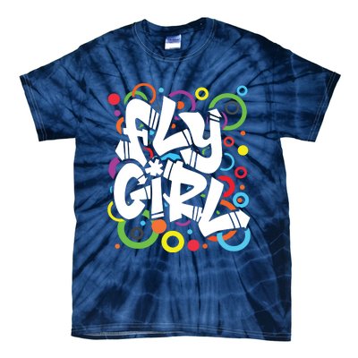 80s 90s Old School BGirl Hip Hop Tie-Dye T-Shirt