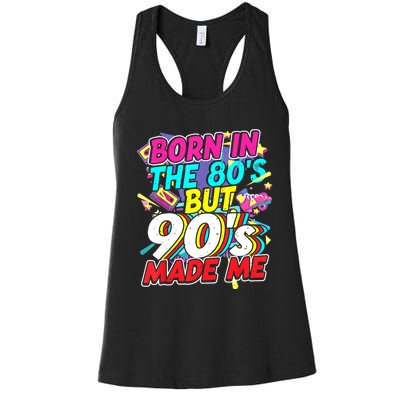 80s 90s Outfit Party Theme Party Costume For And Women Women's Racerback Tank