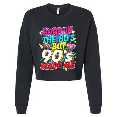 80s 90s Outfit Party Theme Party Costume For And Women Cropped Pullover Crew