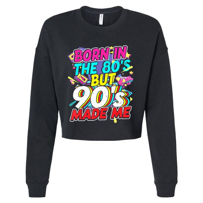 80s 90s Outfit Party Theme Party Costume For And Women Cropped Pullover Crew