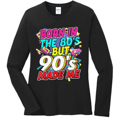 80s 90s Outfit Party Theme Party Costume For And Women Ladies Long Sleeve Shirt