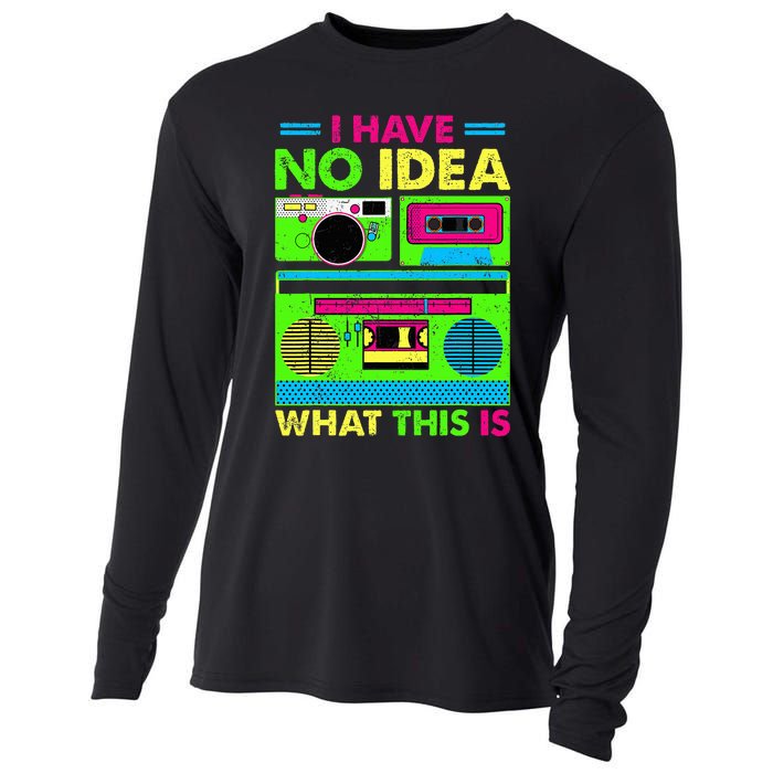 80s 90s Outfit Have No Idea What This Is Cooling Performance Long Sleeve Crew