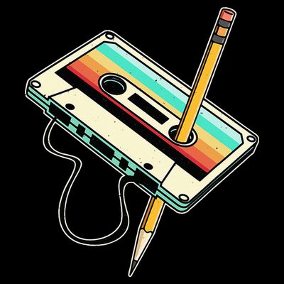 80s 90s Retro Party Costume Nostalgia Cassette T-Shirt
