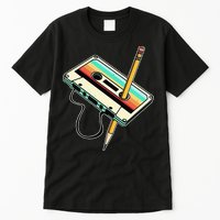 80s 90s Retro Party Costume Nostalgia Cassette Tall T-Shirt