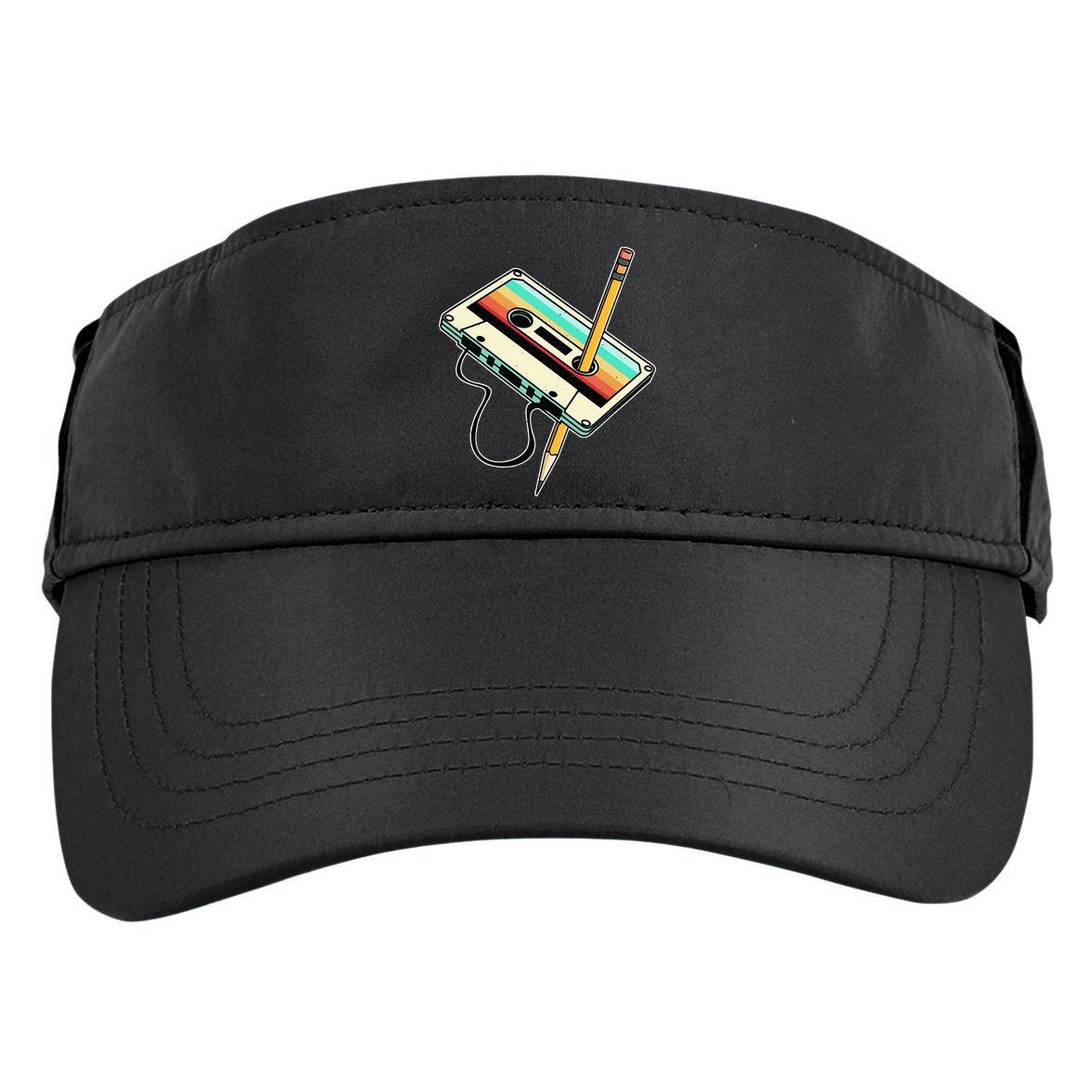 80s 90s Retro Party Costume Nostalgia Cassette Adult Drive Performance Visor