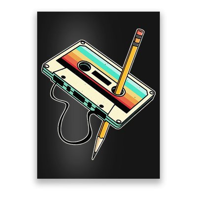 80s 90s Retro Party Costume Nostalgia Cassette Poster