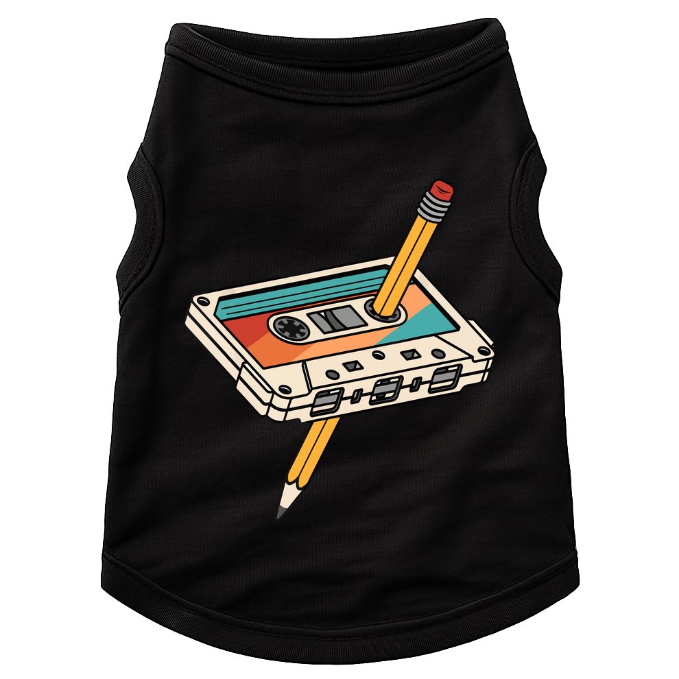 80s 90s Retro Cassette Tape 1980s 1990s Music Vintage Outfit Doggie Tank