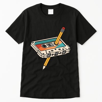 80s 90s Retro Cassette Tape 1980s 1990s Music Vintage Outfit Tall T-Shirt