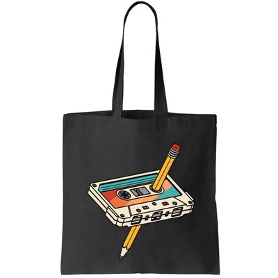80s 90s Retro Cassette Tape 1980s 1990s Music Vintage Outfit Bag