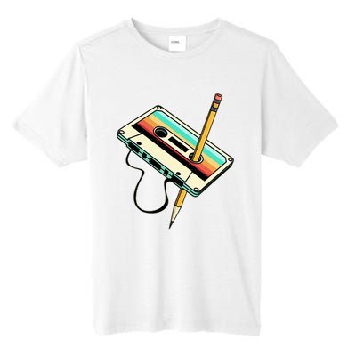 80s 90s Retro Party Costume Nostalgia Cassette Tall Fusion ChromaSoft Performance T-Shirt