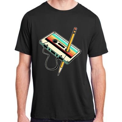 80s 90s Retro Party Costume Nostalgia Cassette Adult ChromaSoft Performance T-Shirt