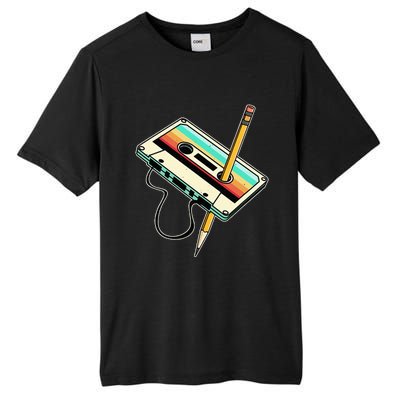 80s 90s Retro Party Costume Nostalgia Cassette Tall Fusion ChromaSoft Performance T-Shirt