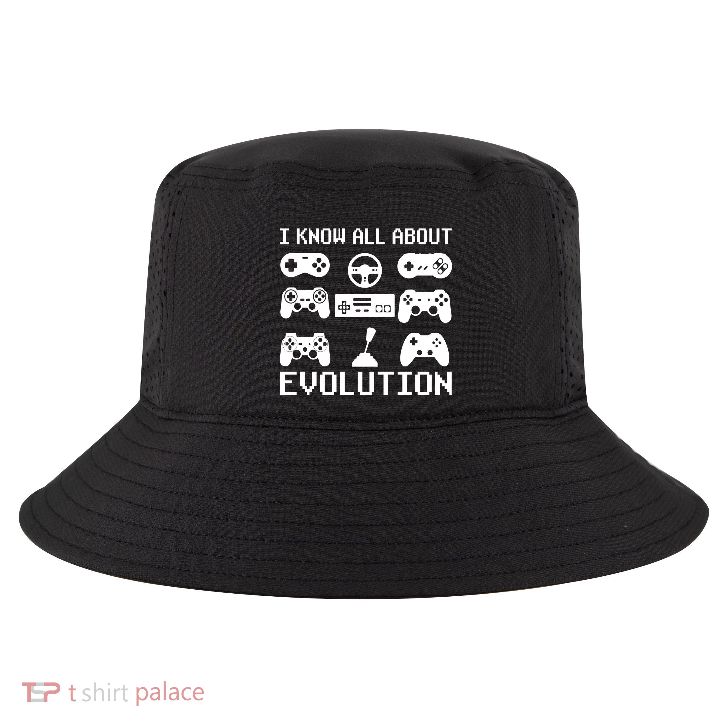 80s 90s Video Game Retro Vintage Classic Arcade Cool Comfort Performance Bucket Hat