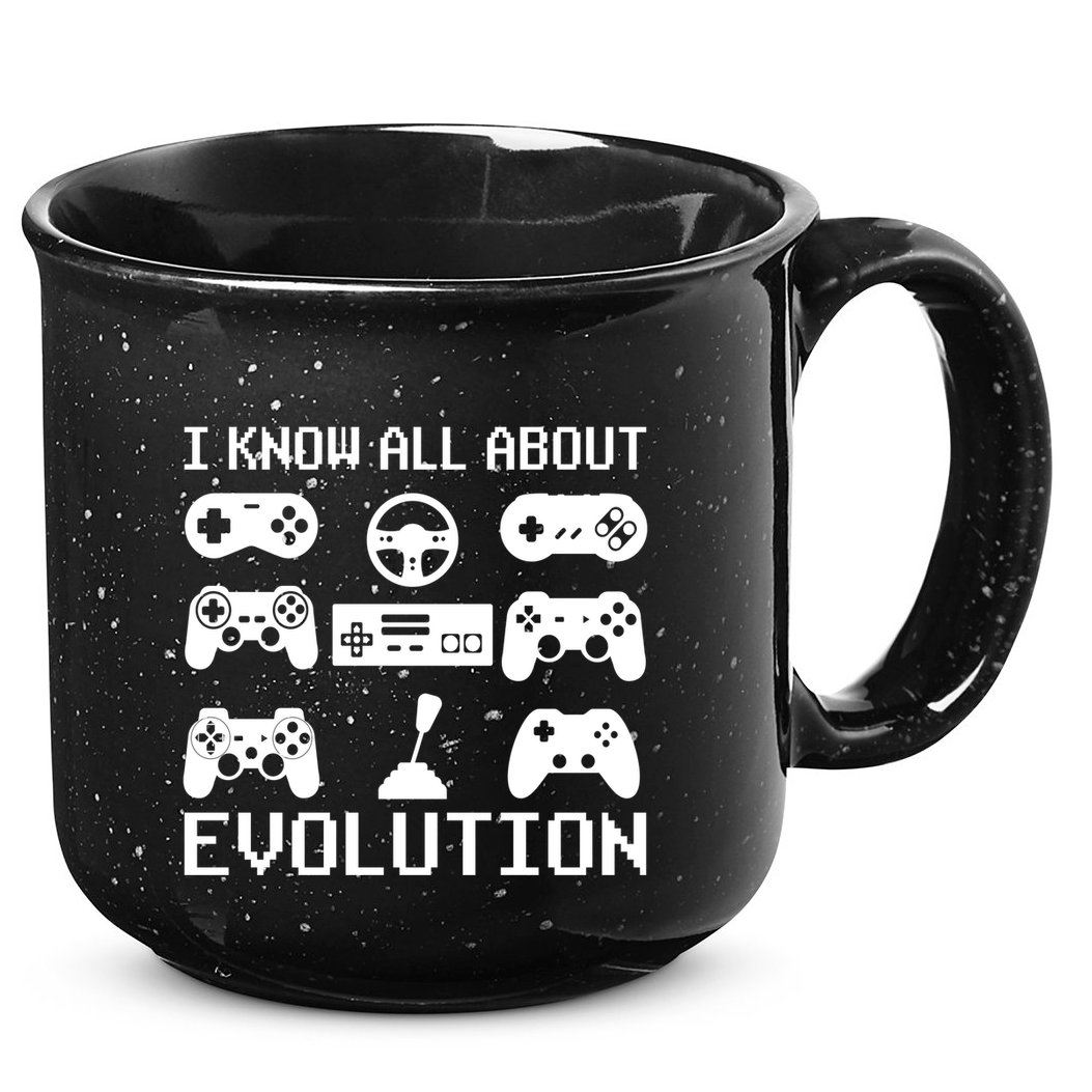 80s 90s Video Game Retro Vintage Classic Arcade 15oz Campfire Ceramic Mug