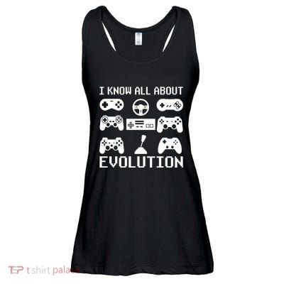 80s 90s Video Game Retro Vintage Classic Arcade Ladies Essential Flowy Tank