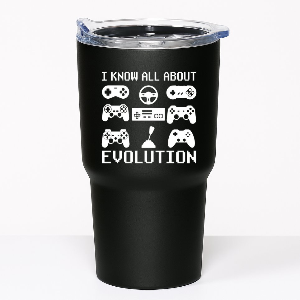 80s 90s Video Game Retro Vintage Classic Arcade Tumbler