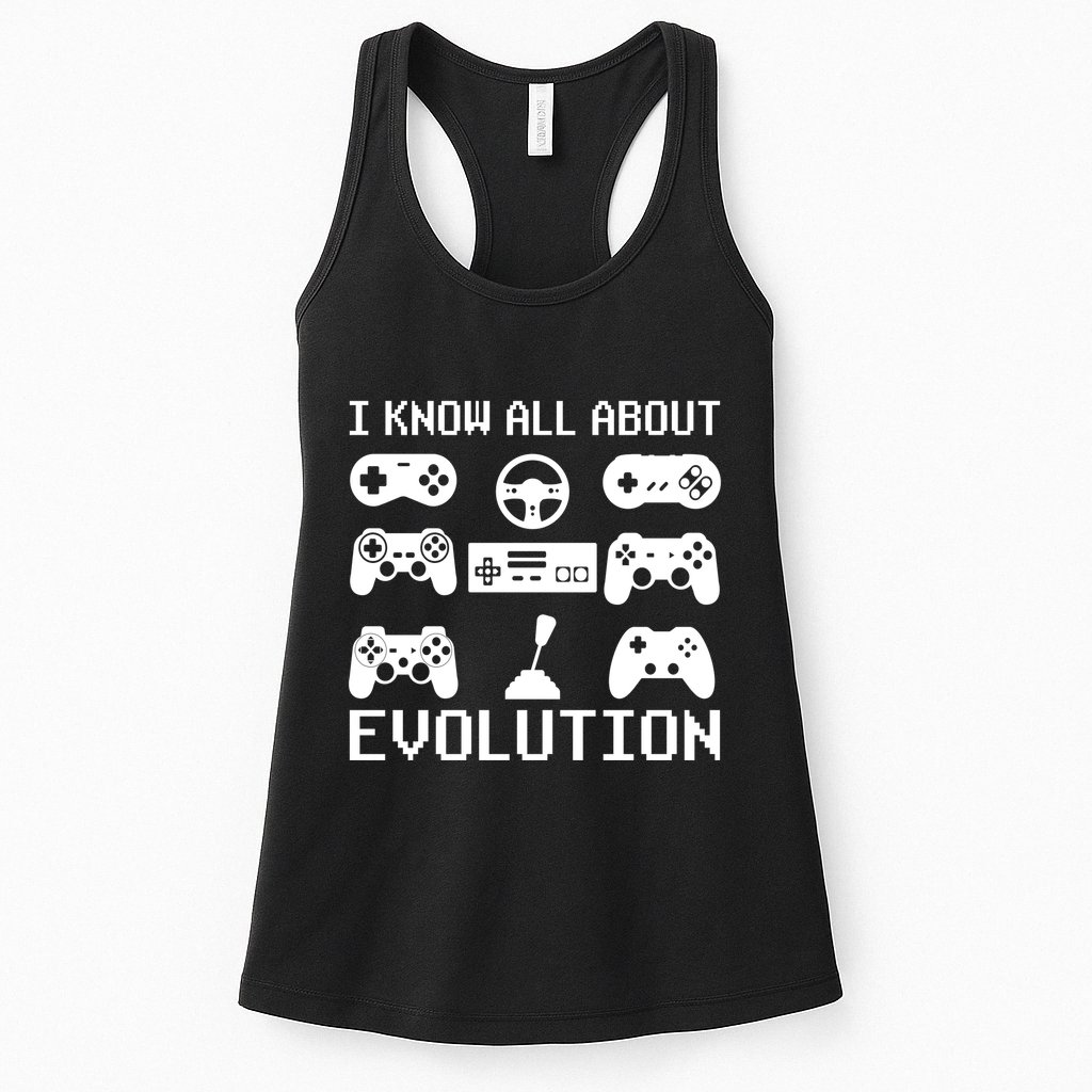 80s 90s Video Game Retro Vintage Classic Arcade Womens Tank Top
