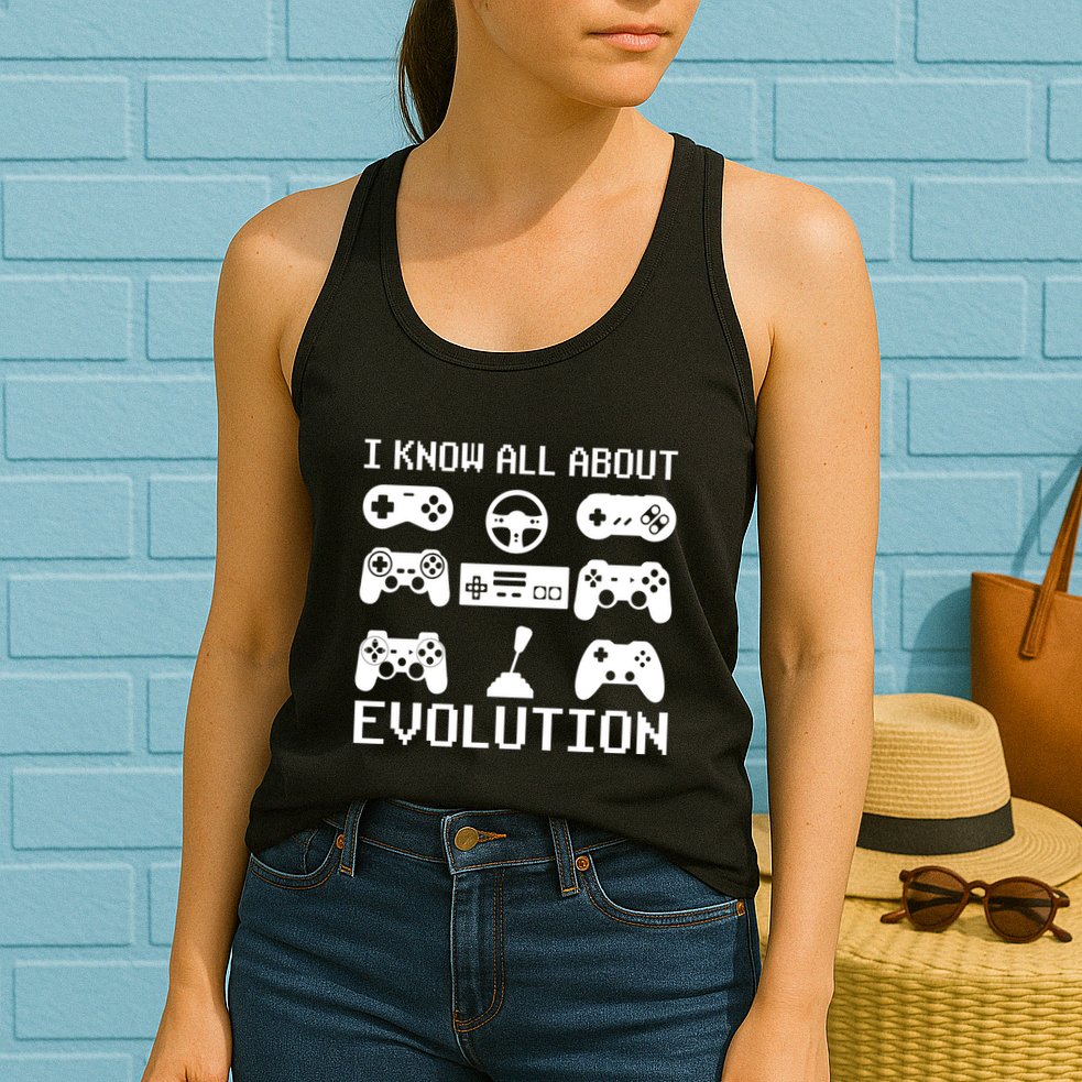 80s 90s Video Game Retro Vintage Classic Arcade Womens Tank Top