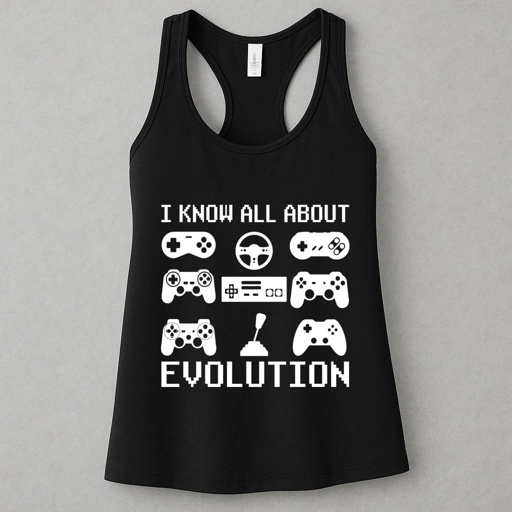 80s 90s Video Game Retro Vintage Classic Arcade Womens Tank Top