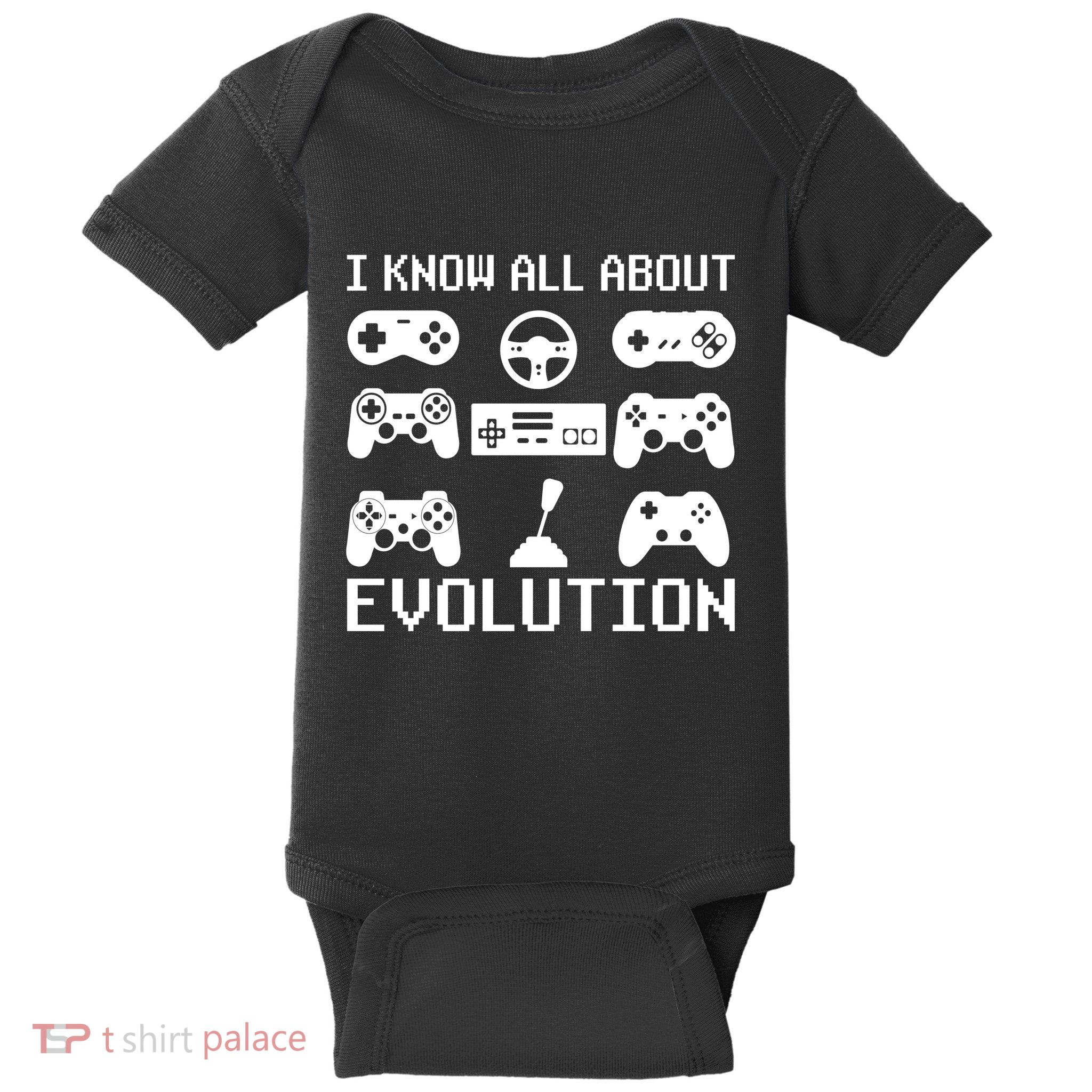 80s 90s Video Game Retro Vintage Classic Arcade Baby Bodysuit