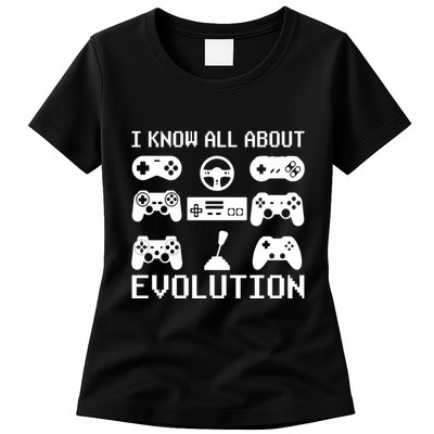 80s 90s Video Game Retro Vintage Classic Arcade Womens T-Shirt