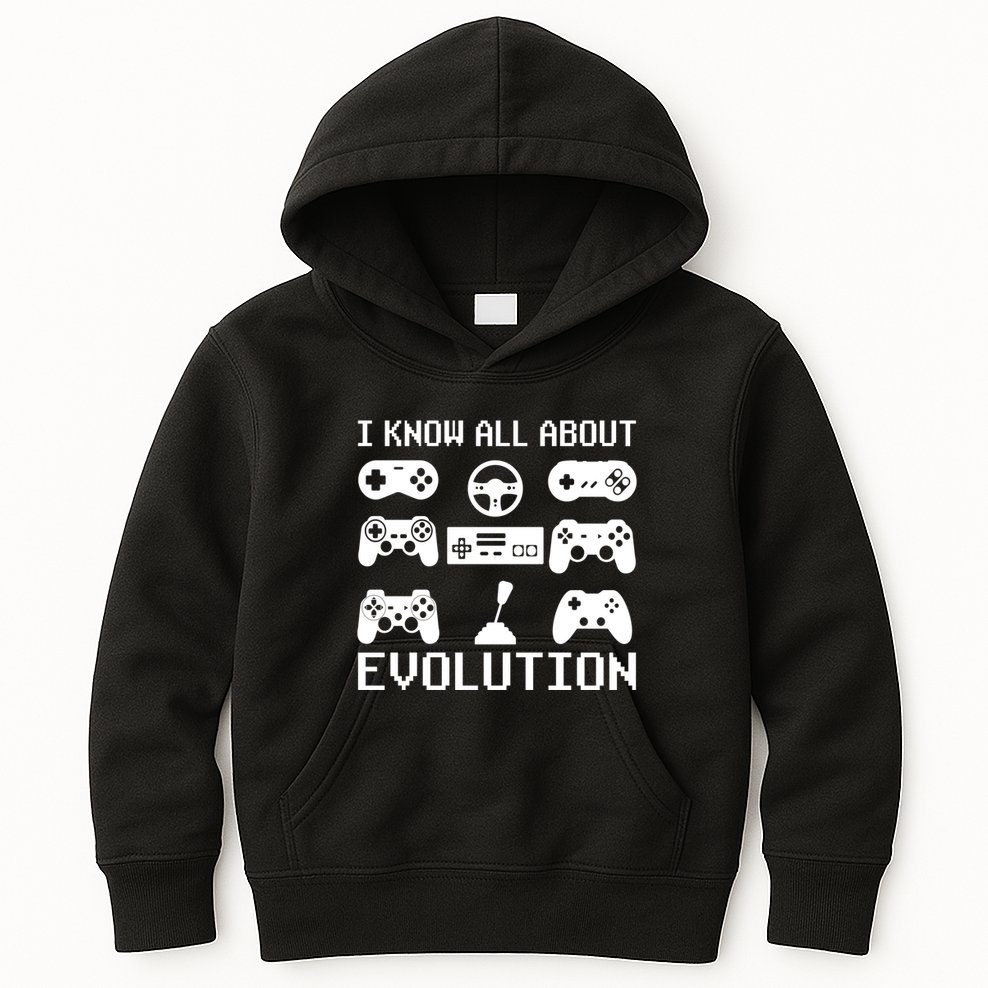 80s 90s Video Game Retro Vintage Classic Arcade Kids Hoodie
