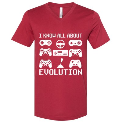 80s 90s Video Game Retro Vintage Classic Arcade V-Neck T-Shirt