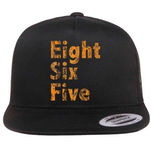 865 Area Code Tennessee Knoxville Eight Six Five Fan Flat Bill Trucker Hat