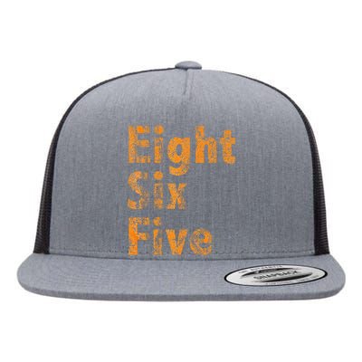 865 Area Code Tennessee Knoxville Eight Six Five Fan Flat Bill Trucker Hat