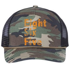 865 Area Code Tennessee Knoxville Eight Six Five Fan Retro Rope Trucker Hat Cap