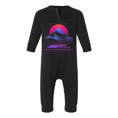 80s Aesthetic Cool Infant Fleece One Piece