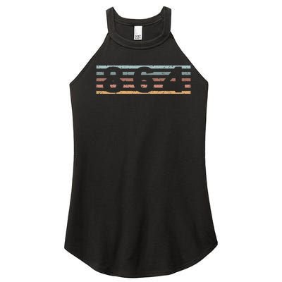 864 Area Code Retro South Carolina Greenville Women’s Perfect Tri Rocker Tank