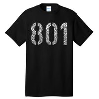 801 Area Code Salt Lake City Tall T-Shirt