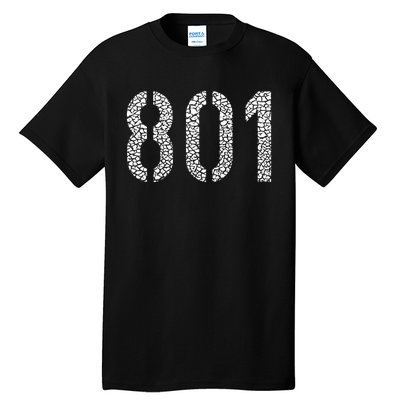 801 Area Code Salt Lake City Tall T-Shirt