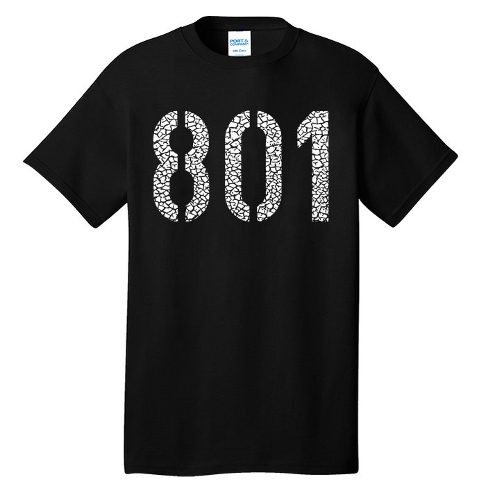 801 Area Code Salt Lake City Tall T-Shirt