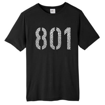 801 Area Code Salt Lake City Tall Fusion ChromaSoft Performance T-Shirt