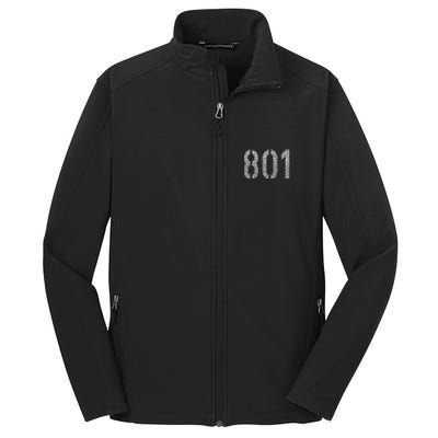 801 Area Code Salt Lake City Core Soft Shell Jacket