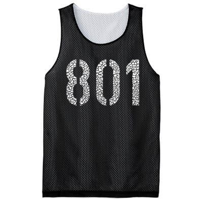 801 Area Code Salt Lake City Mesh Reversible Basketball Jersey Tank